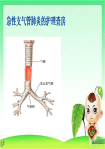 小儿急性支气管炎的护理查房-