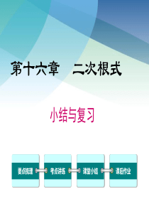 人教版初二数学下册《第十六章小结与复习》课件