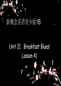 新概念青少版1BUnit21