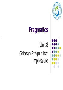 3GriceanPragmatics---Implicature课件