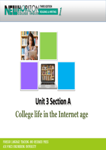 Unit3 College Life in the Internet Age