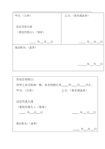 劳动合同书（非全日制用工适用）（DOC 5页）