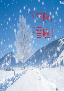 2016--12雪地里的小画家-ppt