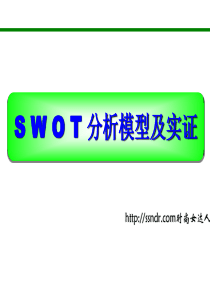 S_W_O_T_分析模型及实证_精华