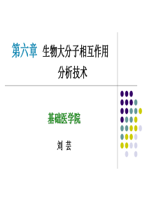 4 生物大分子相互作用分析技术(基础医学与医学实验技术)