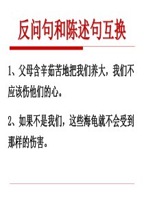 反问句与陈述句互相转换练习