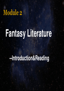 必修6module2 Fantasy literature