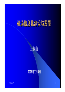 机场信息化建设与发展（PDF 20）