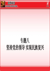 2012高考时政热点专题八：坚持党的领导 实现民族伟大复兴