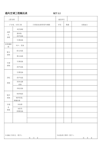 江苏暖通工程最新竣工验收表格