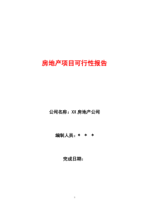 万科房地产项目可行性报告模版(精细化)万科内部研发资料