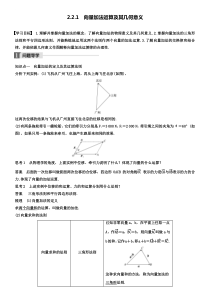 精选2019版高中数学2.2.1向量加法运算及其几何意义导学案