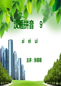 人教版汉语拼音9_aieiui课件