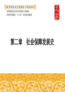 第二章 社会保障发展史模板