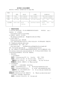 高中英语八大时态总结及习题