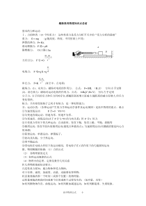 最新高中物理知识点总结及公式大全