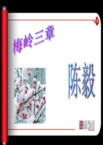 梅岭三章 PPT