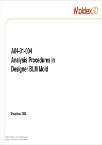 moldex3D BLM分析流程