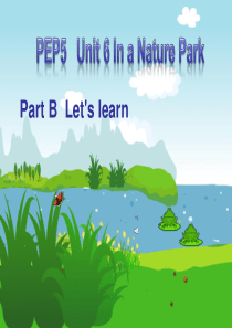 Unit6In-a-nature-park-B-Lets-learn