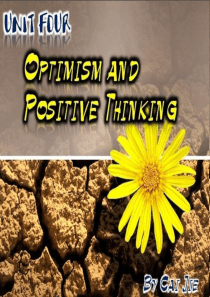 新世纪大学英语第二册Unit-4-Optimism-and-Positive-Thinking