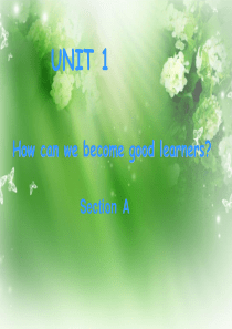 新版九年级英语unit1_How_can_we_become_good_learners_Secti