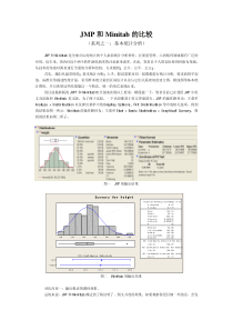 JMP和Minitab的比较