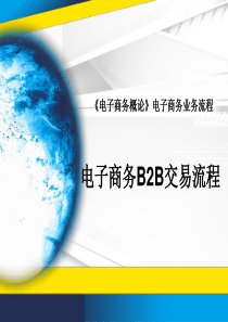 中职B2B电子商务说课课件