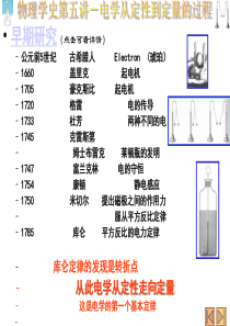 物理学史电学从定性到定量的过程