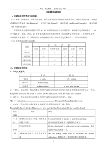 非谓语动词及经典例题汇编