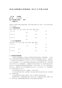 复旦大学附属儿科医院的1到24个月育儿方案