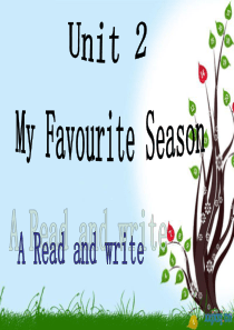 Unit2 My Favourite Season A read and write