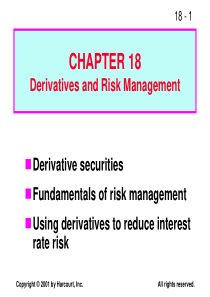 CH18DerivativesandRiskManagement(财务管理,英文版)