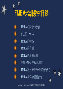 FMEA培训教材(1)