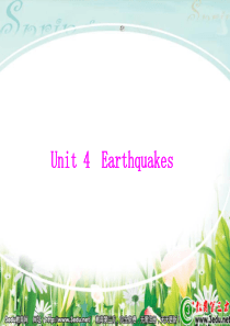 高一英语Earthquakes课件3