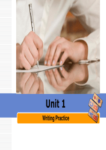 Unit 1-Writing Practice