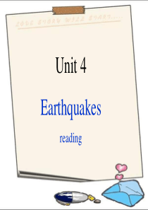 unit4 earthquake reading