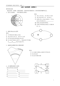 高考地理一轮复习必修一绘图、填图练习