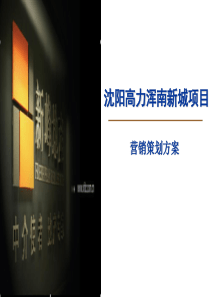 2019沈阳高力浑南新城项目营销策划方案68p-文档资料