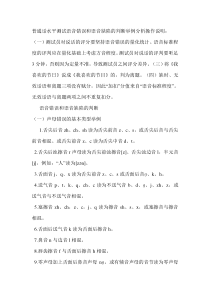 普通话水平测试语音错误和语音缺陷的判断举例分析操作说明