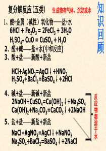 复分解反应五类