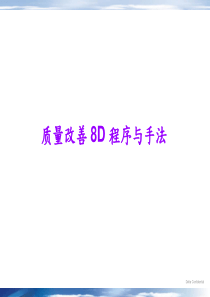 质量改善8D程序与手法