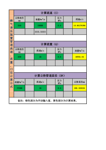 燃气管道公式