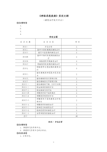 神经疾病康复实训大纲