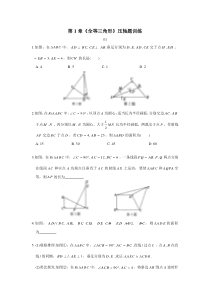 《全等三角形》压轴题训练讲义(含答案)