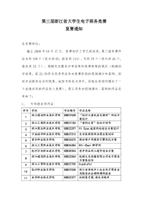 第二届浙江省大学生电子商务竞赛