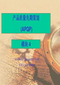 某某股份有限公司产品质量先期策划APQP（推荐ppt101）