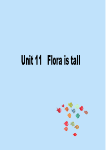 unit-11-Flora-is-tall