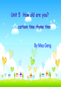 3BUnit5-教研课cartoon-time-rhyme-time