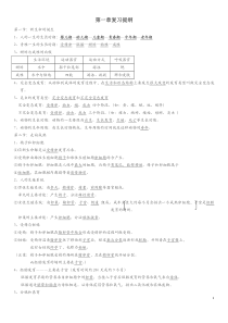 初一下册科学知识点汇总