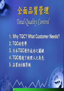 (1)TQC概論